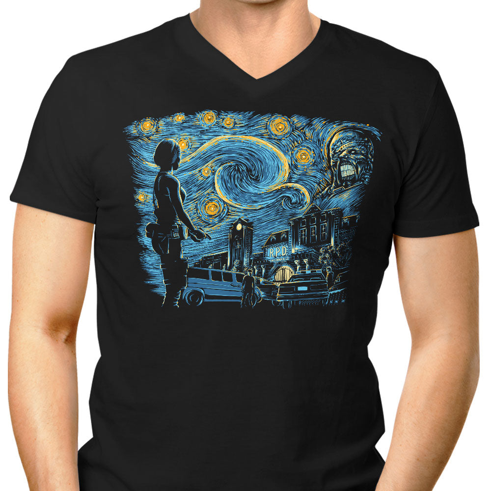 Starry Evil Men's V-Neck - Adult & Kids T-Shirts, Sweatshirts & Hoodies apparel design preview 1