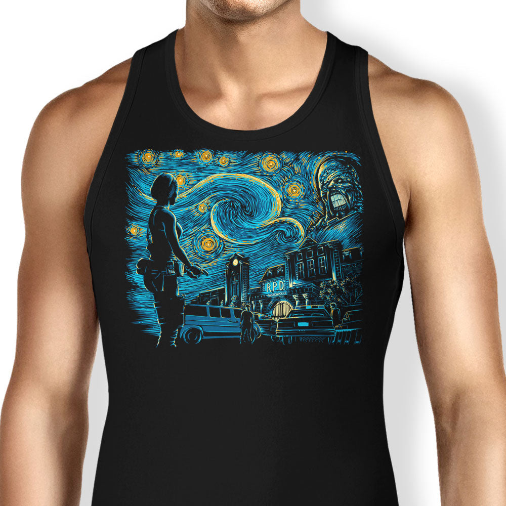 Starry Evil Tank Top - Adult & Kids T-Shirts, Sweatshirts & Hoodies apparel design preview 1