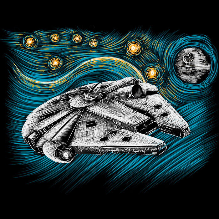 Starry Falcon Women's Apparel - Adult & Kids T-Shirts, Sweatshirts & Hoodies apparel design preview 2