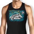 Starry Falcon Tank Top - Adult & Kids T-Shirts, Sweatshirts & Hoodies apparel design preview 1
