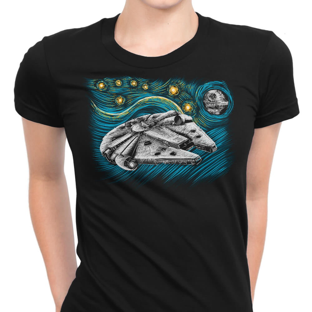 Starry Falcon Women's Apparel - Adult & Kids T-Shirts, Sweatshirts & Hoodies apparel design preview 1