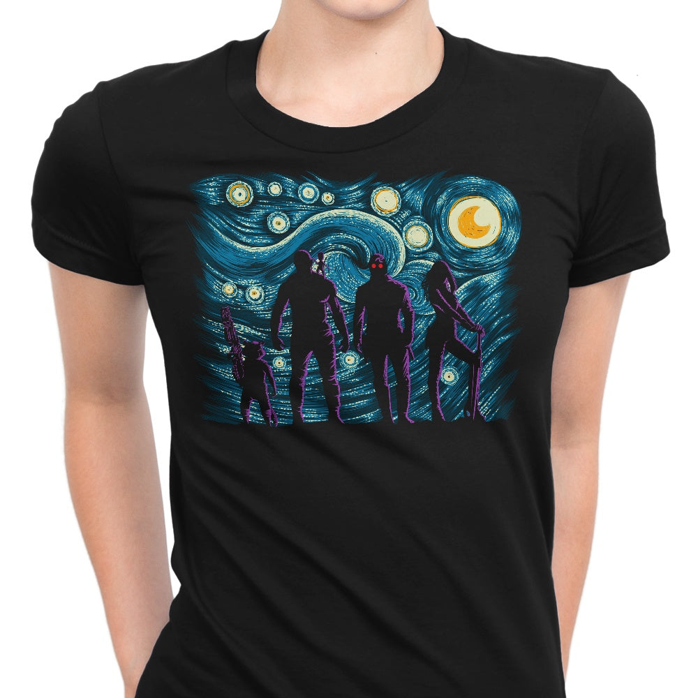 Starry Galaxy Women's Apparel - Adult & Kids T-Shirts, Sweatshirts & Hoodies apparel design preview 1