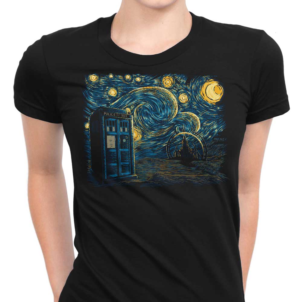 Starry Gallifrey Women's Apparel - Adult & Kids T-Shirts, Sweatshirts & Hoodies apparel design preview 1