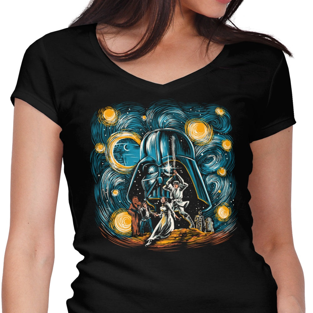Starry Hope Women's V-Neck - Adult & Kids T-Shirts, Sweatshirts & Hoodies apparel design preview 1