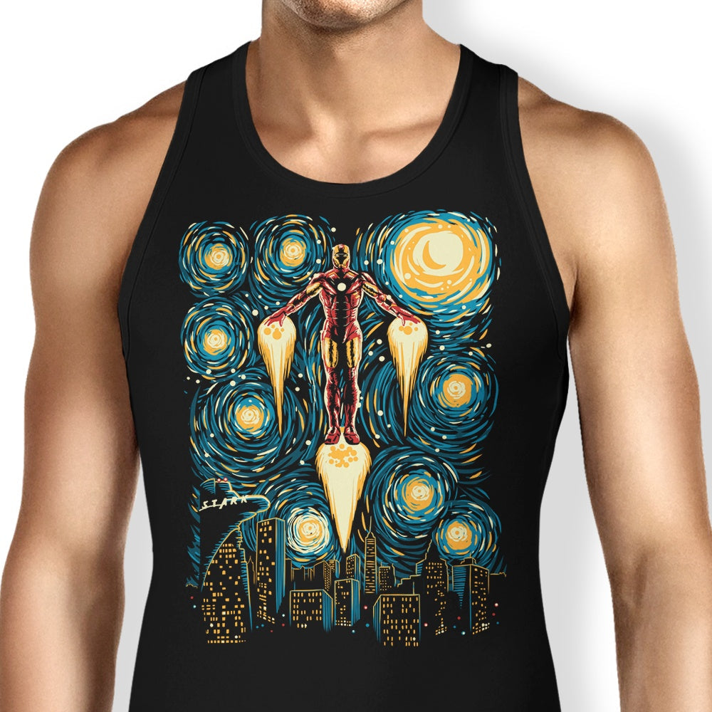 Starry Iron Tank Top - Adult & Kids T-Shirts, Sweatshirts & Hoodies apparel design preview 1