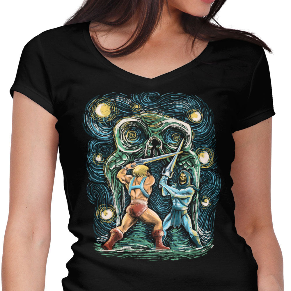 Starry Masters Women's V-Neck - Adult & Kids T-Shirts, Sweatshirts & Hoodies apparel design preview 1