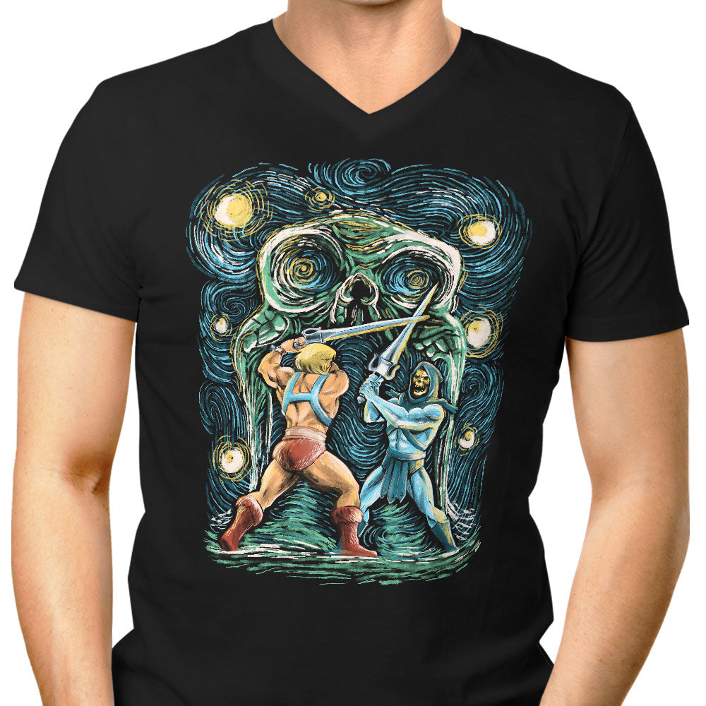 Starry Masters Men's V-Neck - Adult & Kids T-Shirts, Sweatshirts & Hoodies apparel design preview 1
