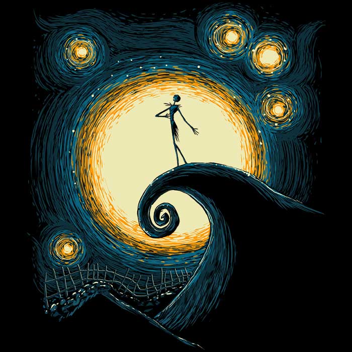 Starry Nightmare Women's Apparel - Adult & Kids T-Shirts, Sweatshirts & Hoodies apparel design preview 2