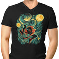 Starry Parker Men's V-Neck - Adult & Kids T-Shirts, Sweatshirts & Hoodies apparel design preview 1