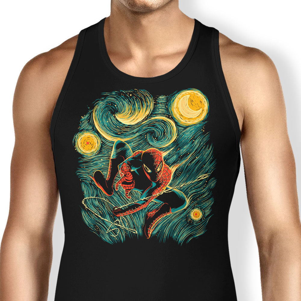 Starry Parker Tank Top - Adult & Kids T-Shirts, Sweatshirts & Hoodies apparel design preview 1