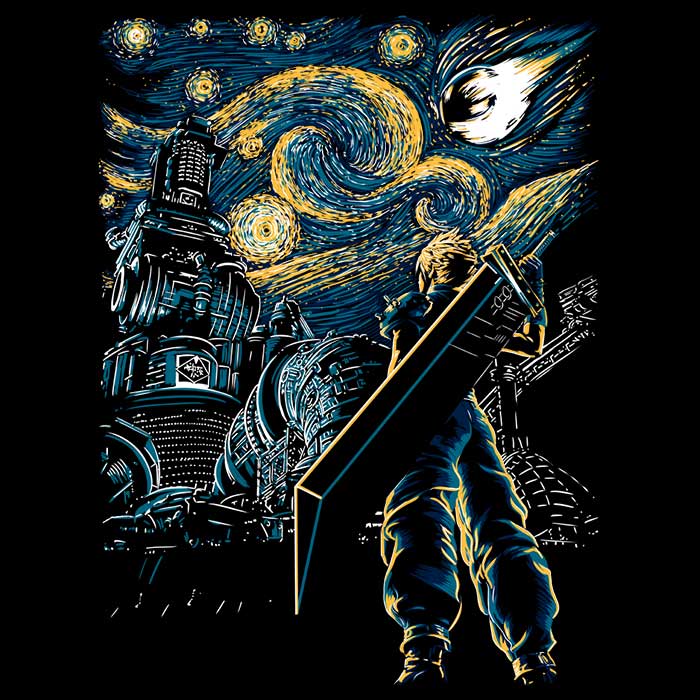 Starry Remake Youth Apparel - Adult & Kids T-Shirts, Sweatshirts & Hoodies apparel design preview 2