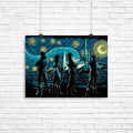 Starry Road Trip Poster - Adult & Kids T-Shirts, Sweatshirts & Hoodies apparel design preview 1
