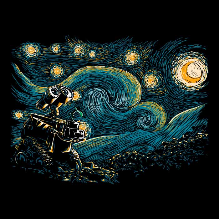 Starry Robot Men's Apparel - Adult & Kids T-Shirts, Sweatshirts & Hoodies apparel design preview 2