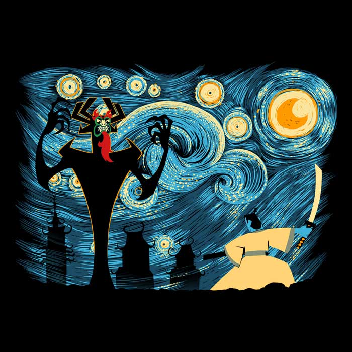 Starry Samurai Men's Apparel - Adult & Kids T-Shirts, Sweatshirts & Hoodies apparel design preview 2