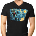 Starry Samurai Men's V-Neck - Adult & Kids T-Shirts, Sweatshirts & Hoodies apparel design preview 1
