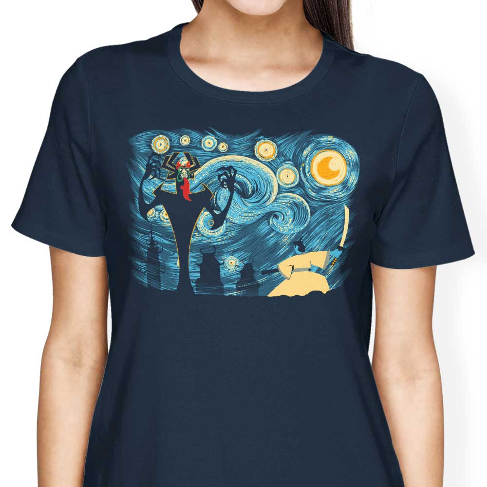 Starry Samurai Women's Apparel - Adult & Kids T-Shirts, Sweatshirts & Hoodies apparel design preview 2