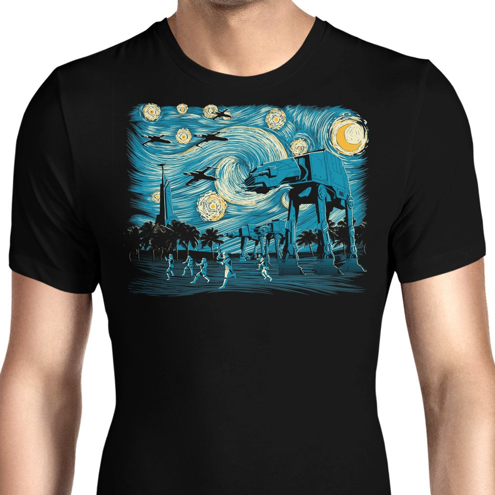 Starry Scarif Men's Apparel - Adult & Kids T-Shirts, Sweatshirts & Hoodies apparel design preview 1