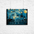 Starry Scarif Poster - Adult & Kids T-Shirts, Sweatshirts & Hoodies apparel design preview 1