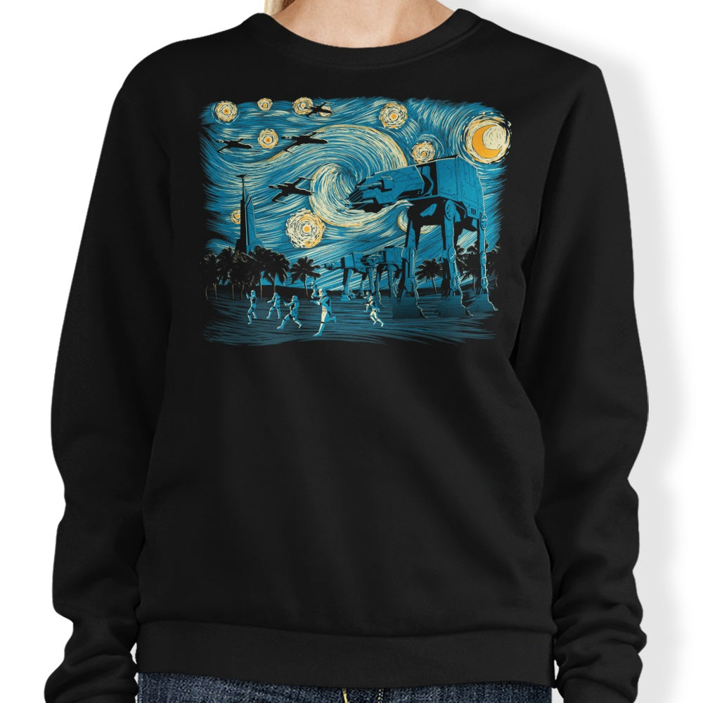 Starry Scarif - Adult & Kids T-Shirts, Sweatshirts & Hoodies apparel design preview 1