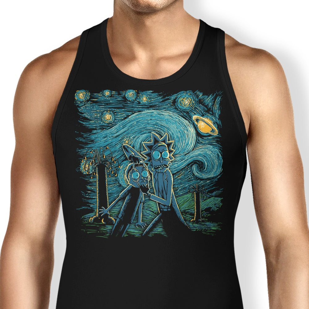Starry Science Tank Top - Adult & Kids T-Shirts, Sweatshirts & Hoodies apparel design preview 1