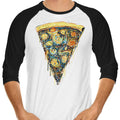 Starry Slice 3/4 Sleeve Raglan - Adult & Kids T-Shirts, Sweatshirts & Hoodies apparel design preview 1