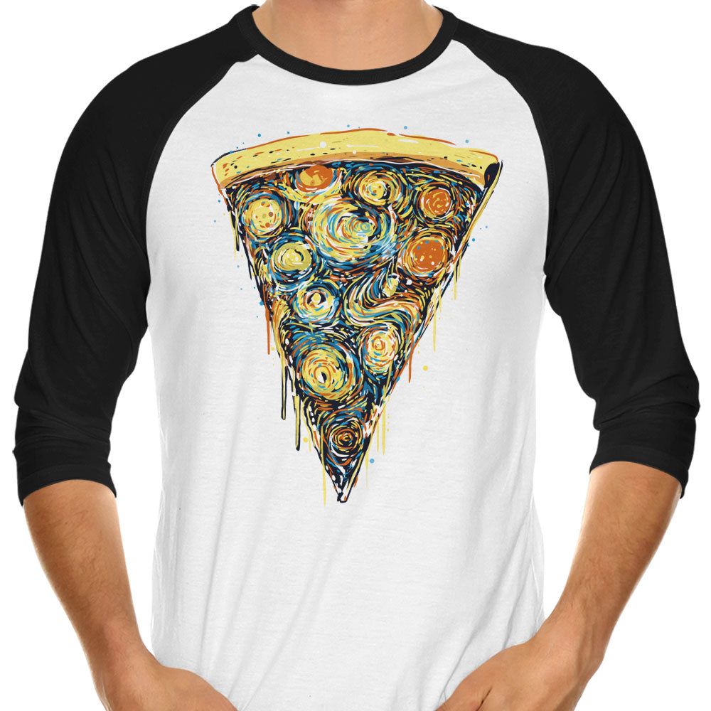 Starry Slice 3/4 Sleeve Raglan - Adult & Kids T-Shirts, Sweatshirts & Hoodies apparel design preview 1