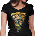 Starry Slice Women's V-Neck - Adult & Kids T-Shirts, Sweatshirts & Hoodies apparel design preview 1