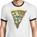 Starry Slice Ringer - Adult & Kids T-Shirts, Sweatshirts & Hoodies apparel design preview 1