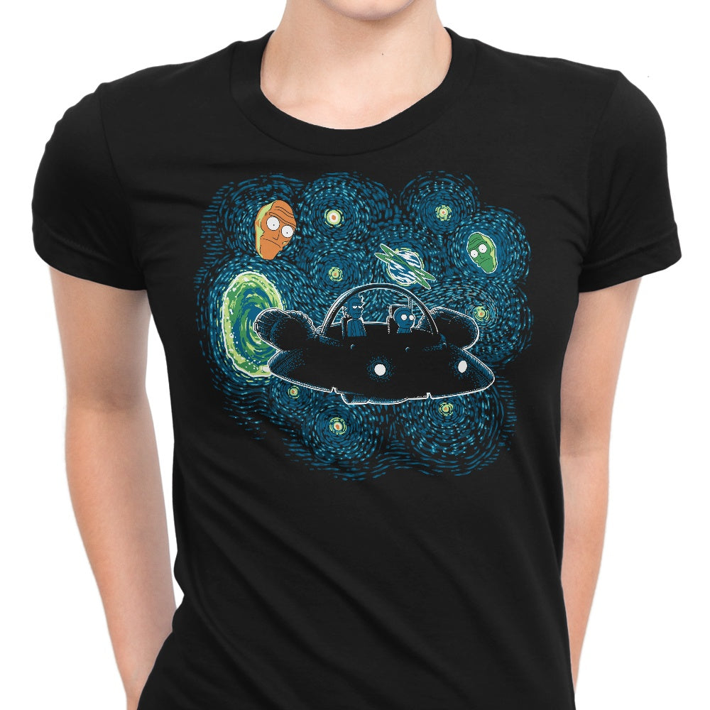 Starry Space Women's Apparel - Adult & Kids T-Shirts, Sweatshirts & Hoodies apparel design preview 1