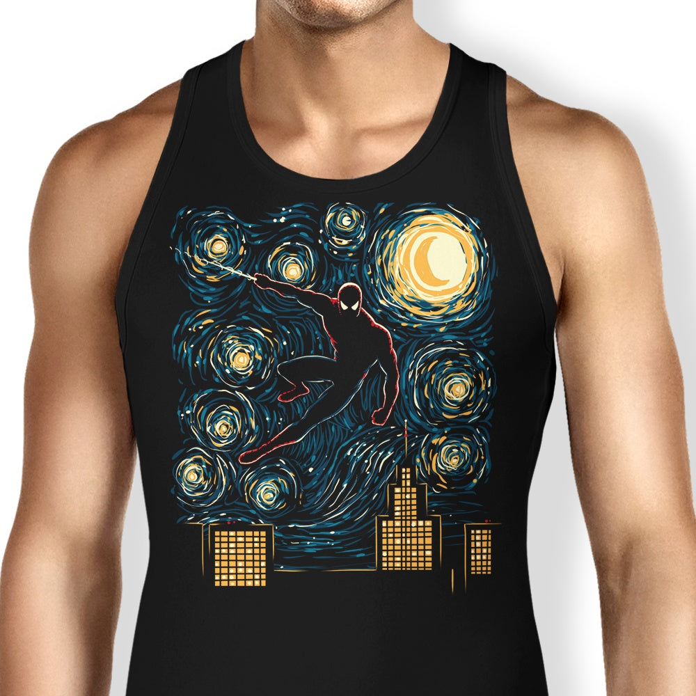 Starry Spider Tank Top - Adult & Kids T-Shirts, Sweatshirts & Hoodies apparel design preview 1