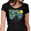 Starry Vader Women's V-Neck - Adult & Kids T-Shirts, Sweatshirts & Hoodies apparel design preview 1