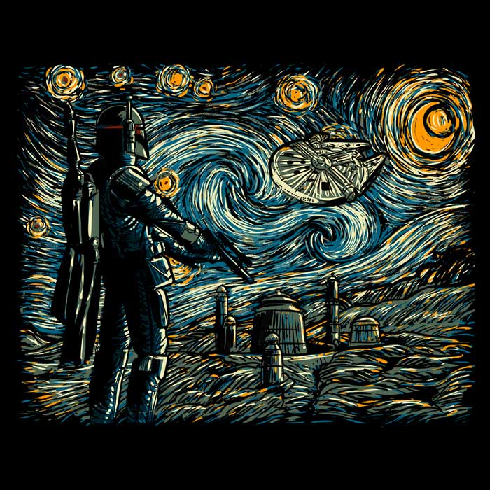 Starry Wars - Adult & Kids T-Shirts, Sweatshirts & Hoodies apparel design preview 2