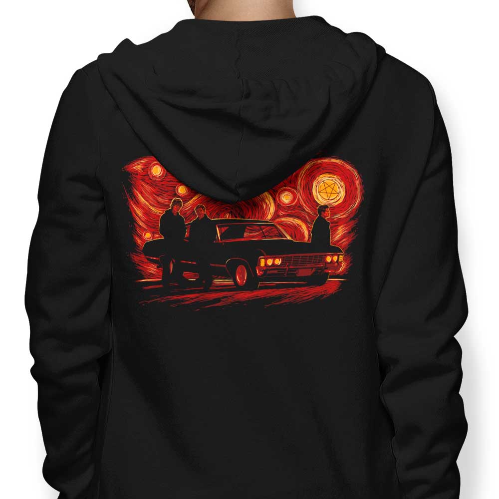 Starry Winchesters (Alt) - Adult & Kids T-Shirts, Sweatshirts & Hoodies apparel design preview 1