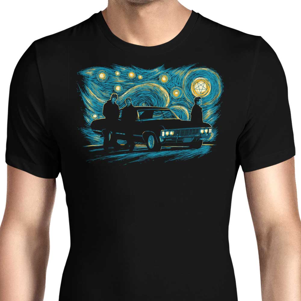 Starry Winchesters Men's Apparel - Adult & Kids T-Shirts, Sweatshirts & Hoodies apparel design preview 1