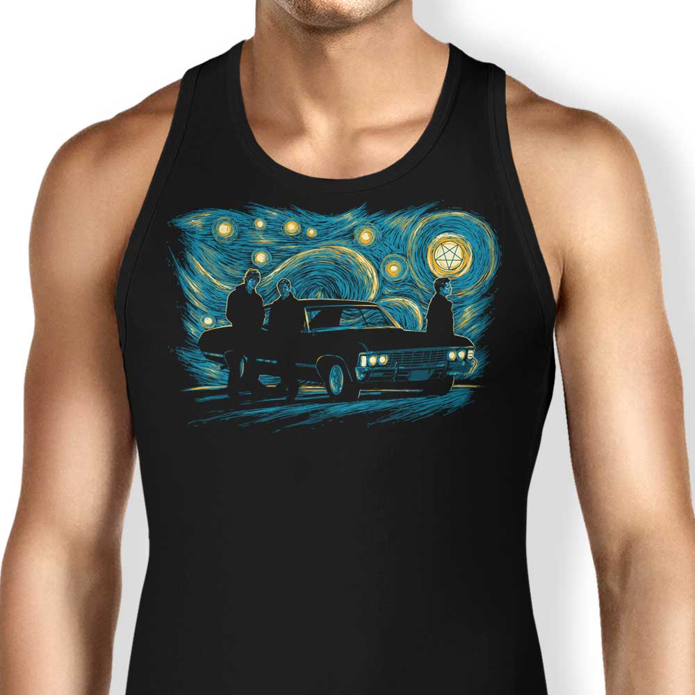 Starry Winchesters Tank Top - Adult & Kids T-Shirts, Sweatshirts & Hoodies apparel design preview 1