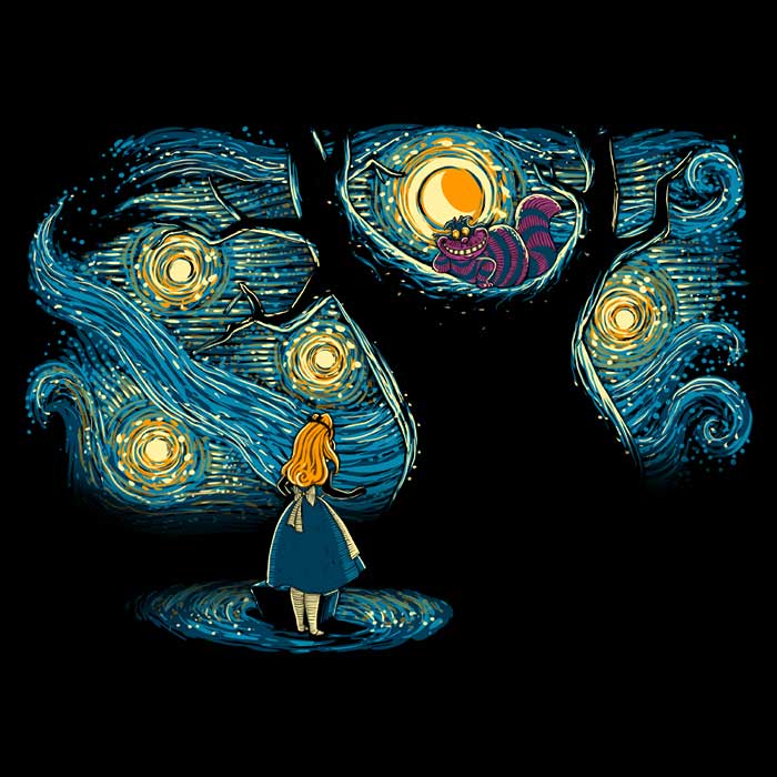 Starry Wonderland Women's Apparel - Adult & Kids T-Shirts, Sweatshirts & Hoodies apparel design preview 2