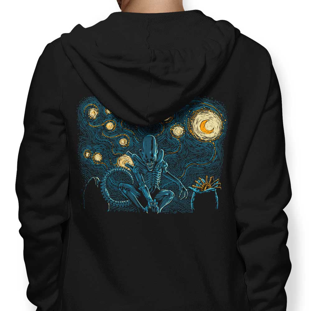 Starry Xenomorph - Adult & Kids T-Shirts, Sweatshirts & Hoodies apparel design preview 1
