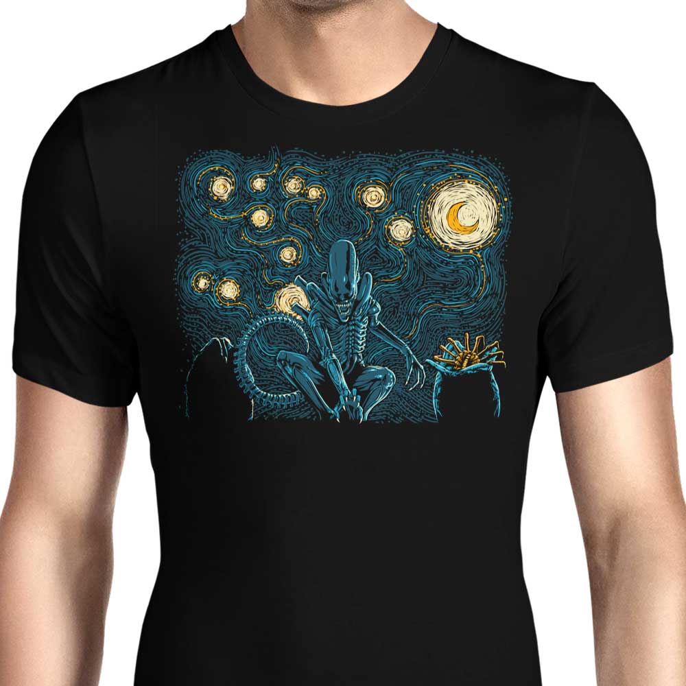 Starry Xenomorph Men's Apparel - Adult & Kids T-Shirts, Sweatshirts & Hoodies apparel design preview 1