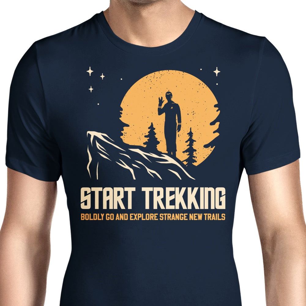Start Trekking Men's Apparel - Adult & Kids T-Shirts, Sweatshirts & Hoodies apparel design preview 1