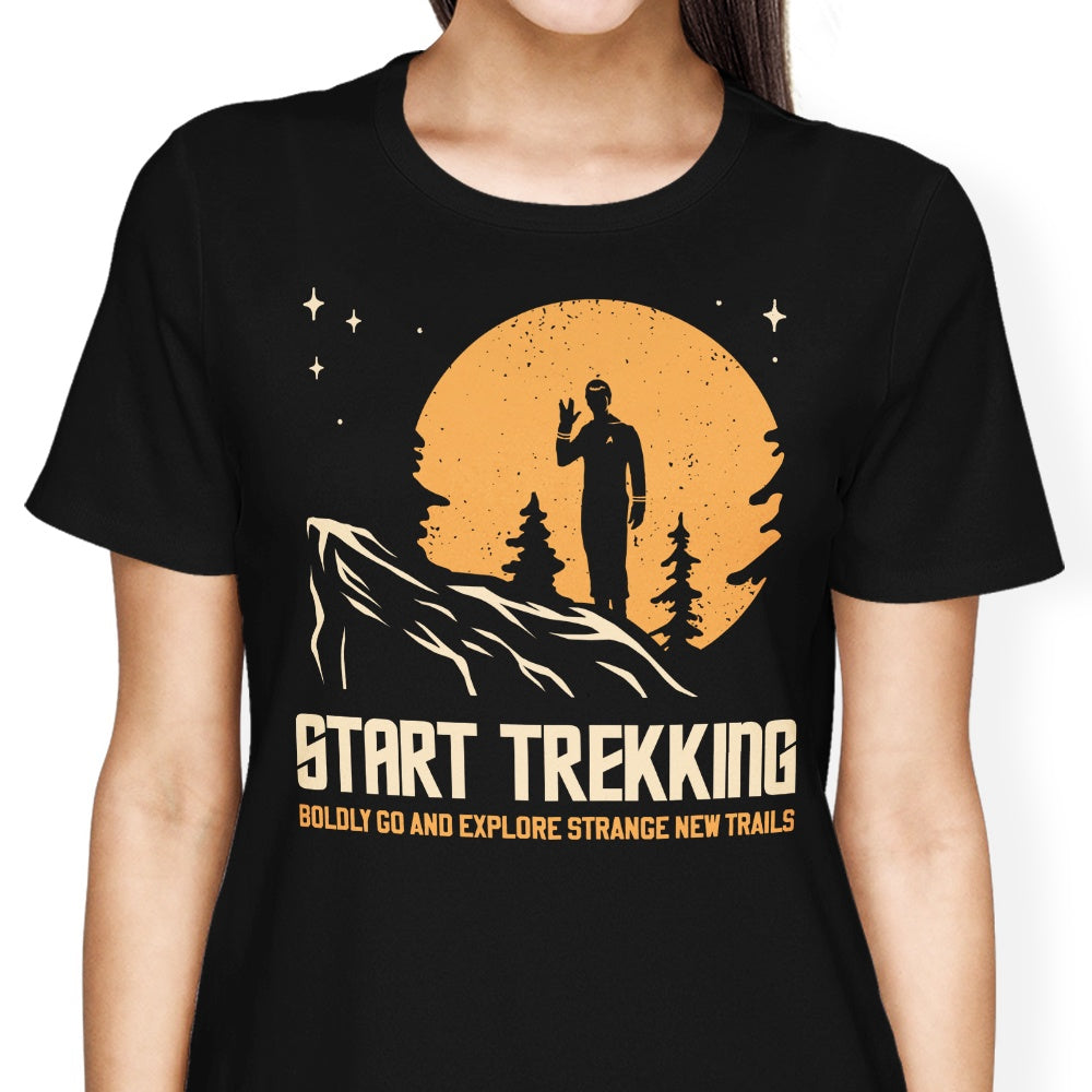 Start Trekking Women's Apparel - Adult & Kids T-Shirts, Sweatshirts & Hoodies apparel design preview 2