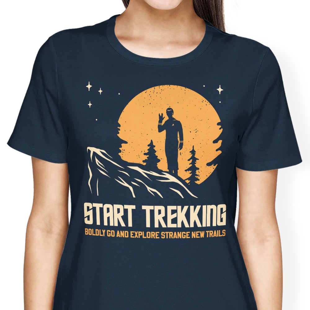 Start Trekking Women's Apparel - Adult & Kids T-Shirts, Sweatshirts & Hoodies apparel design preview 1