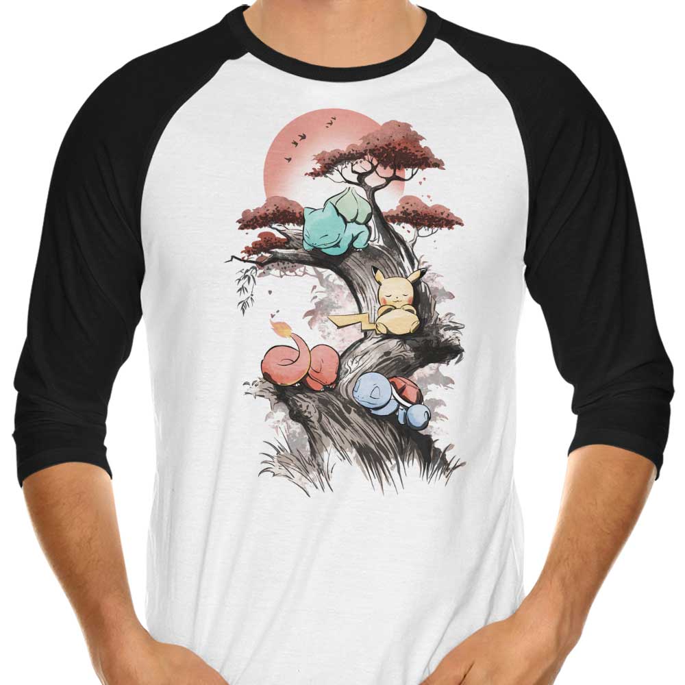 Starters Under the Sun 3/4 Sleeve Raglan - Adult & Kids T-Shirts, Sweatshirts & Hoodies apparel design preview 1