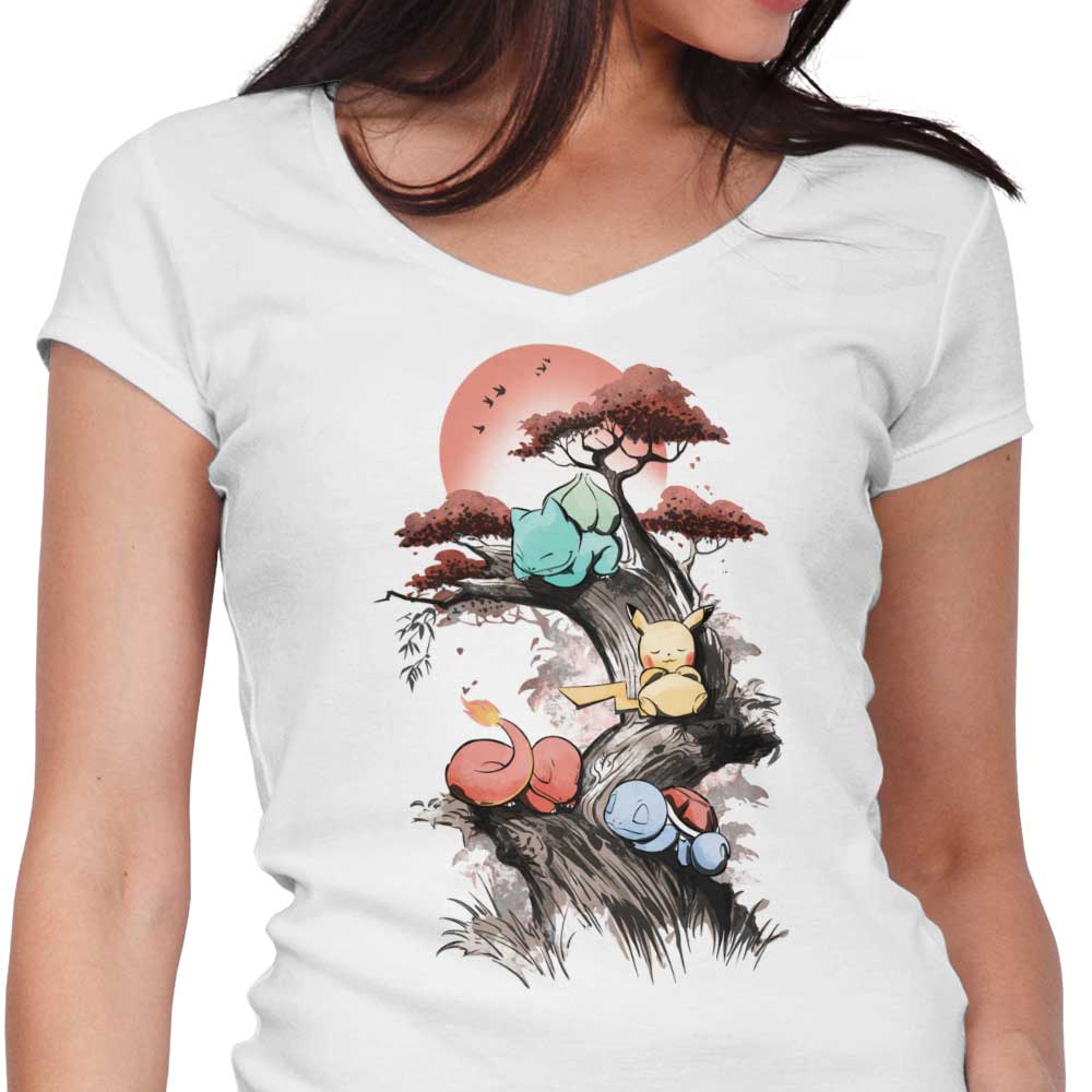Starters Under the Sun Women's V-Neck - Adult & Kids T-Shirts, Sweatshirts & Hoodies apparel design preview 1