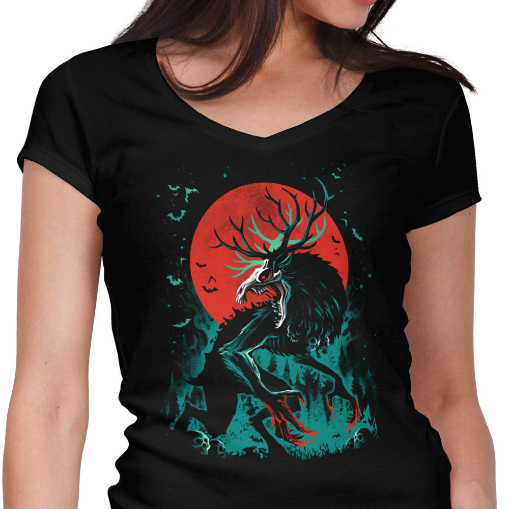 Starved Spirit Women's V-Neck - Adult & Kids T-Shirts, Sweatshirts & Hoodies apparel design preview 1