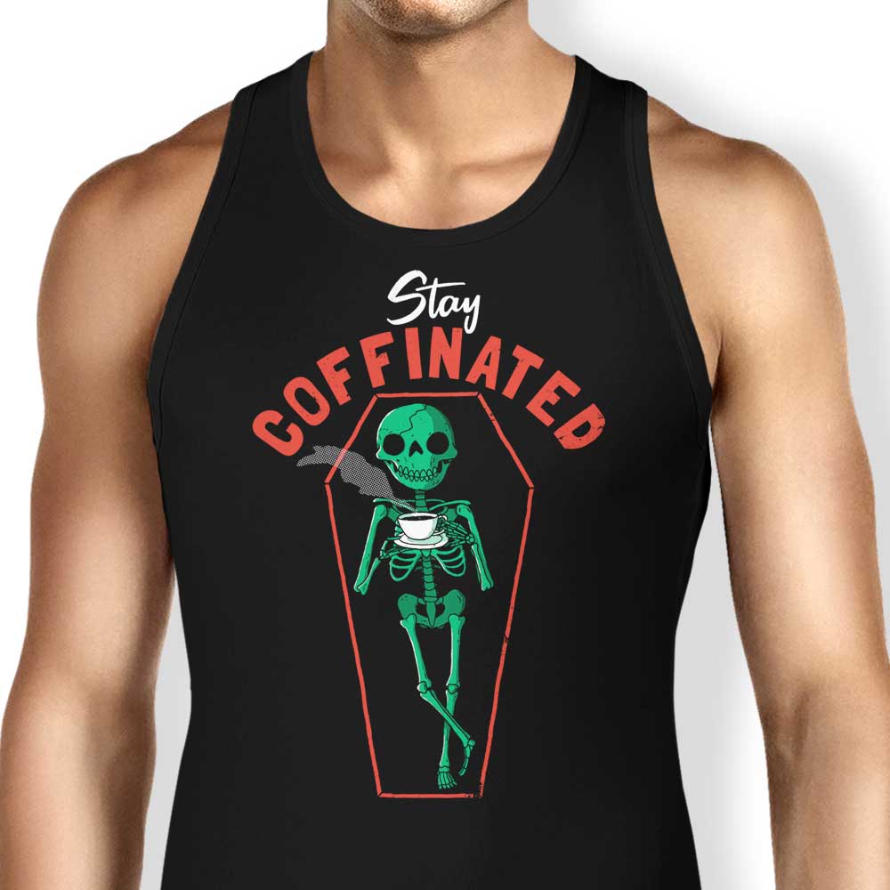 Stay Coffinated Tank Top - Adult & Kids T-Shirts, Sweatshirts & Hoodies apparel design preview 1