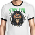 Stay Evil Ringer - Adult & Kids T-Shirts, Sweatshirts & Hoodies apparel design preview 1