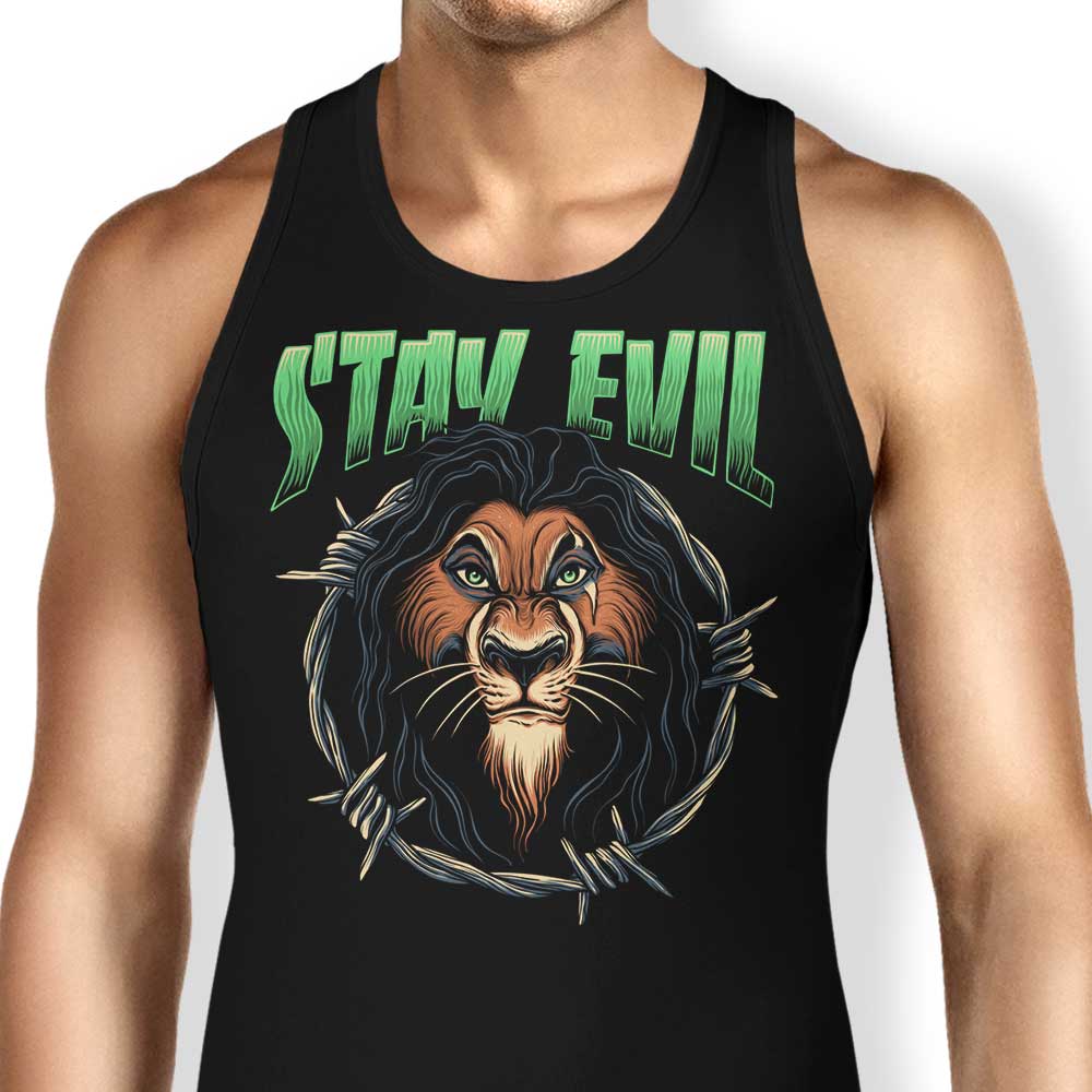 Stay Evil Tank Top - Adult & Kids T-Shirts, Sweatshirts & Hoodies apparel design preview 1