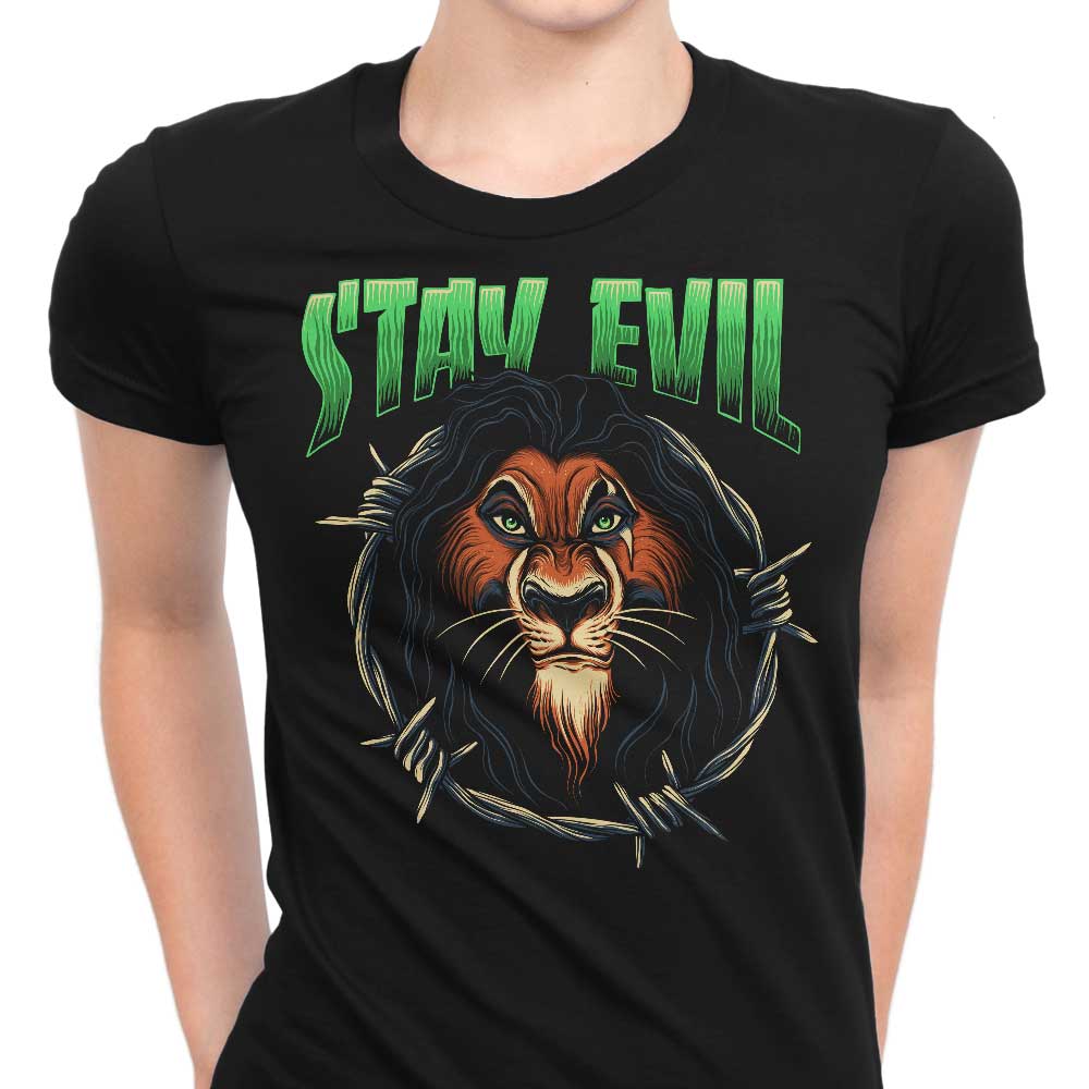 Stay Evil Women's Apparel - Adult & Kids T-Shirts, Sweatshirts & Hoodies apparel design preview 1