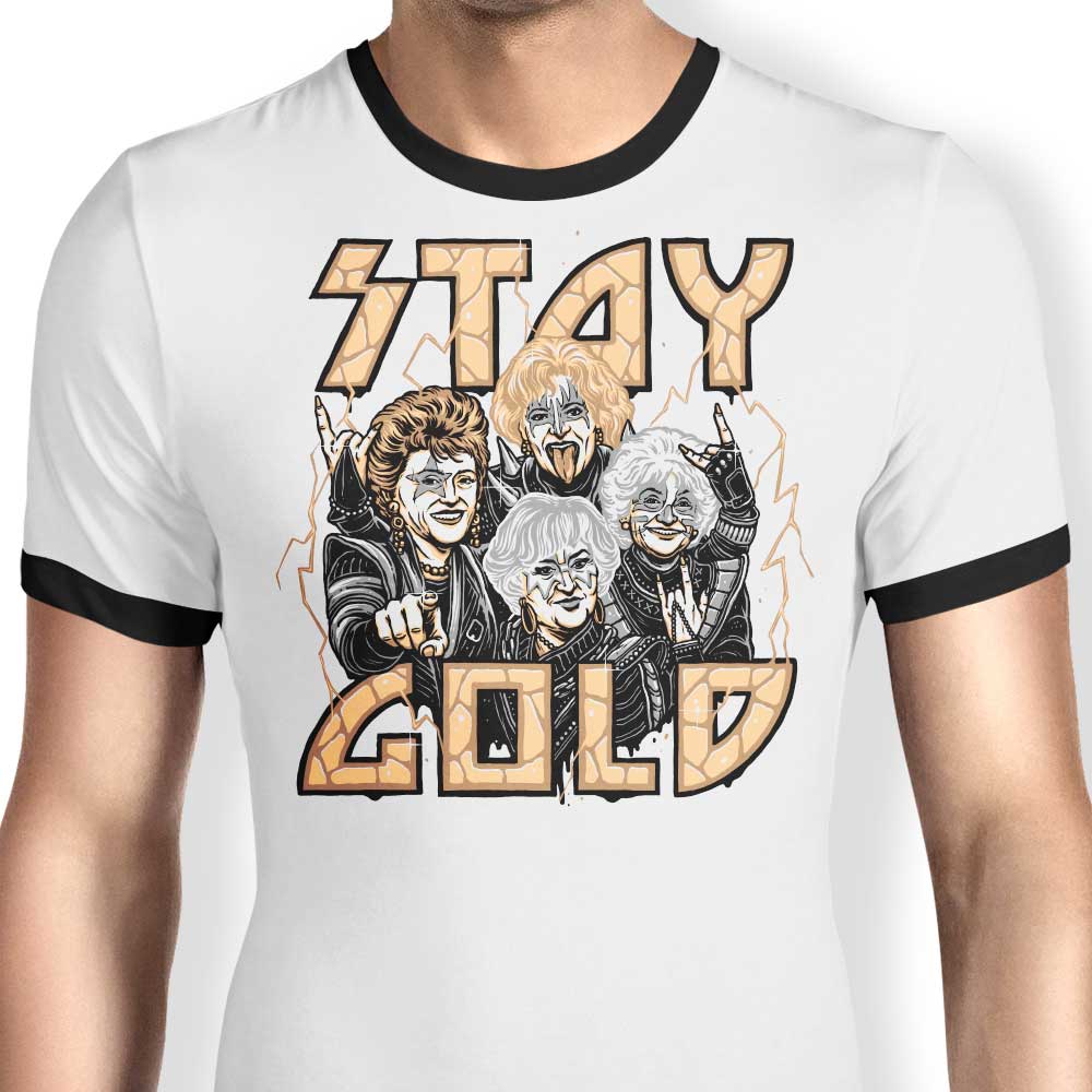 Stay Gold Ringer - Adult & Kids T-Shirts, Sweatshirts & Hoodies apparel design preview 1