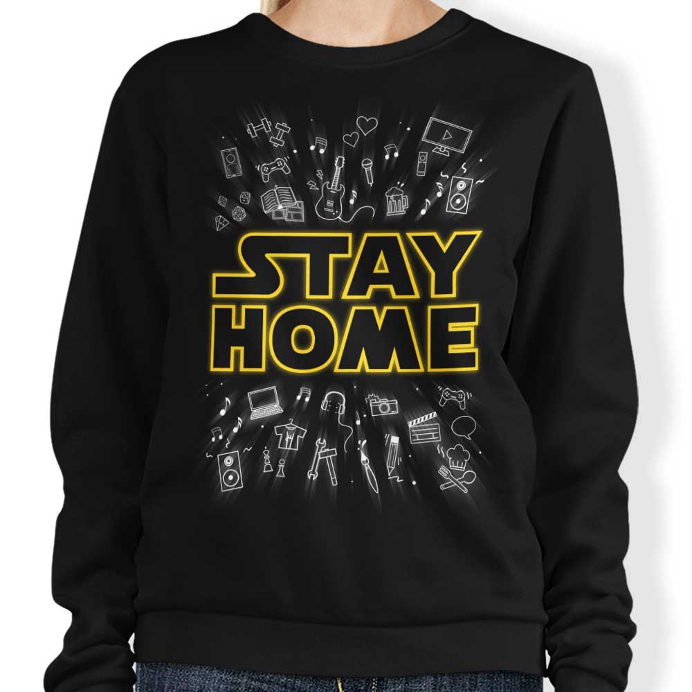 Stay Home - Adult & Kids T-Shirts, Sweatshirts & Hoodies apparel design preview 1